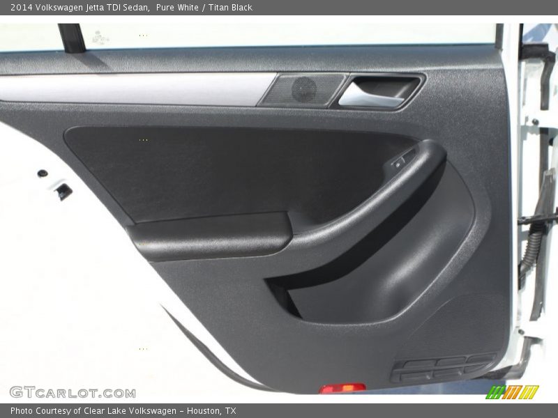 Pure White / Titan Black 2014 Volkswagen Jetta TDI Sedan