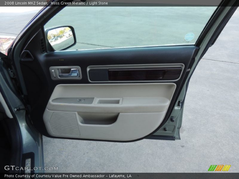 Moss Green Metallic / Light Stone 2008 Lincoln MKZ Sedan