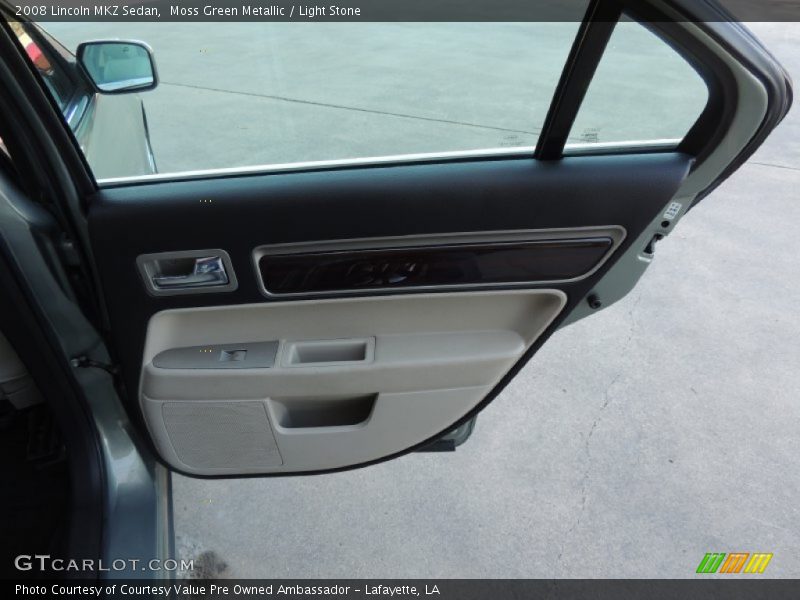 Moss Green Metallic / Light Stone 2008 Lincoln MKZ Sedan