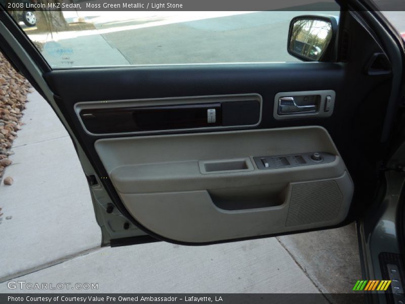 Moss Green Metallic / Light Stone 2008 Lincoln MKZ Sedan