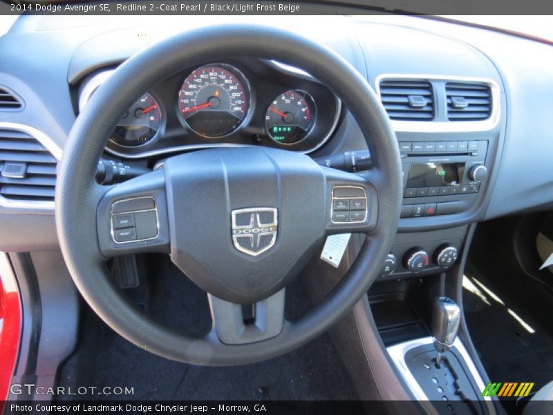 Redline 2-Coat Pearl / Black/Light Frost Beige 2014 Dodge Avenger SE