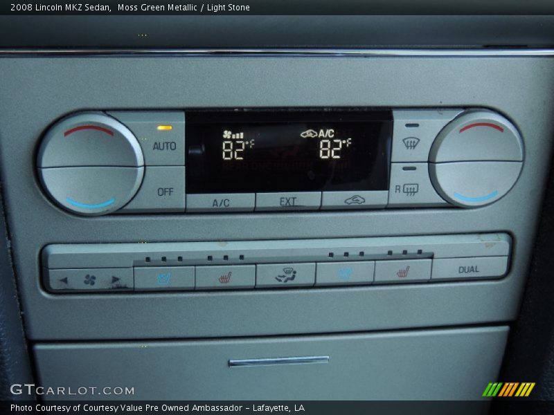 Moss Green Metallic / Light Stone 2008 Lincoln MKZ Sedan