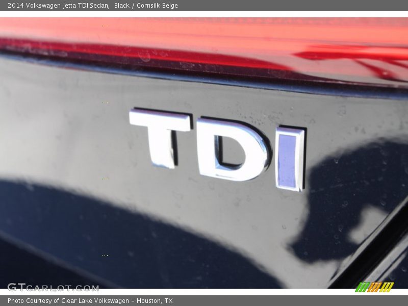 Black / Cornsilk Beige 2014 Volkswagen Jetta TDI Sedan
