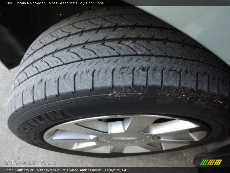 Moss Green Metallic / Light Stone 2008 Lincoln MKZ Sedan