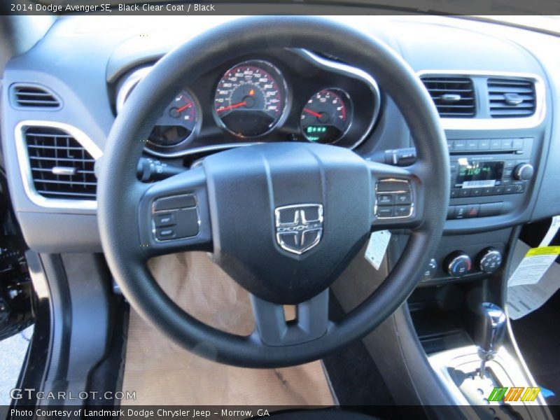 Black Clear Coat / Black 2014 Dodge Avenger SE
