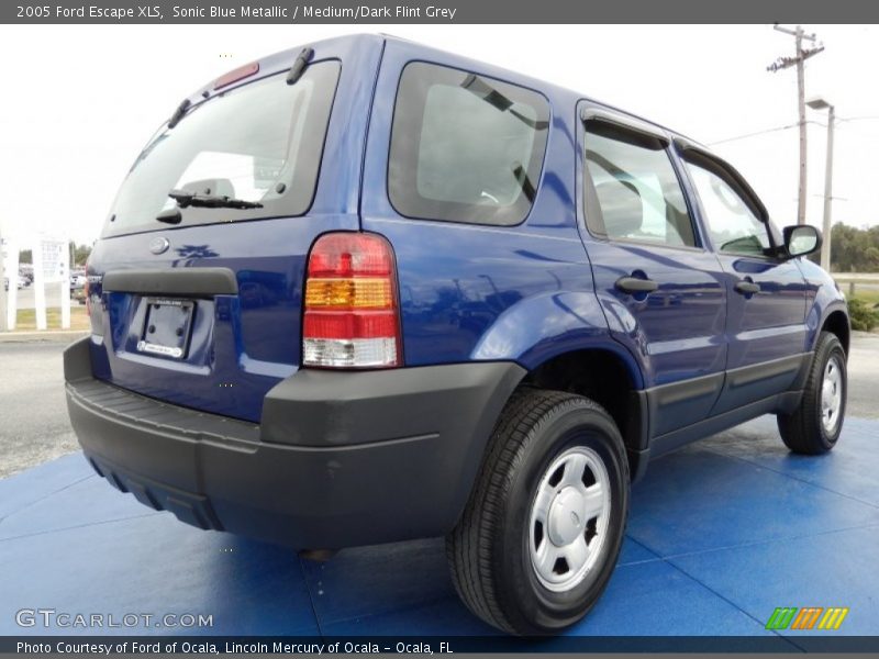 Sonic Blue Metallic / Medium/Dark Flint Grey 2005 Ford Escape XLS