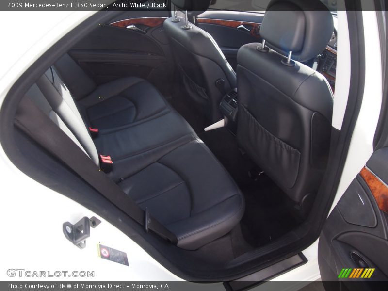Arctic White / Black 2009 Mercedes-Benz E 350 Sedan