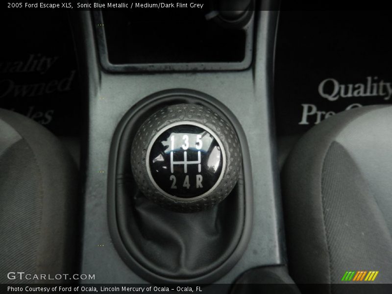 Sonic Blue Metallic / Medium/Dark Flint Grey 2005 Ford Escape XLS