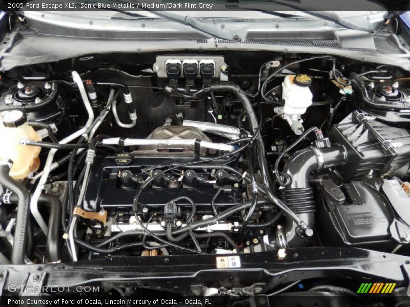 Sonic Blue Metallic / Medium/Dark Flint Grey 2005 Ford Escape XLS