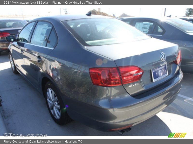 Platinum Gray Metallic / Titan Black 2014 Volkswagen Jetta SE Sedan