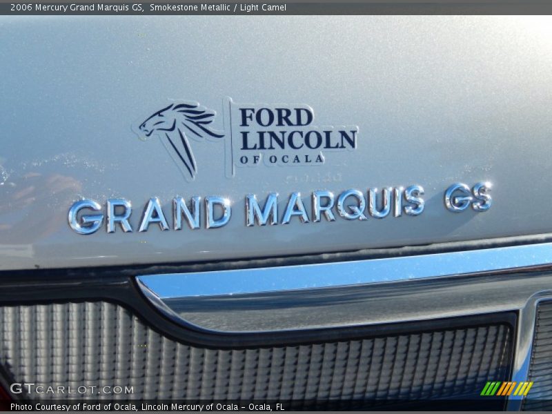 Smokestone Metallic / Light Camel 2006 Mercury Grand Marquis GS
