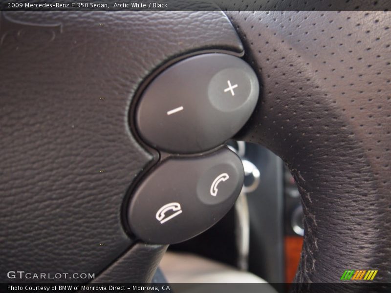 Arctic White / Black 2009 Mercedes-Benz E 350 Sedan