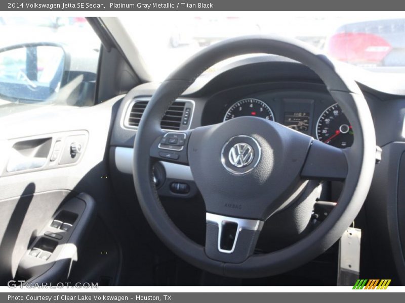 Platinum Gray Metallic / Titan Black 2014 Volkswagen Jetta SE Sedan