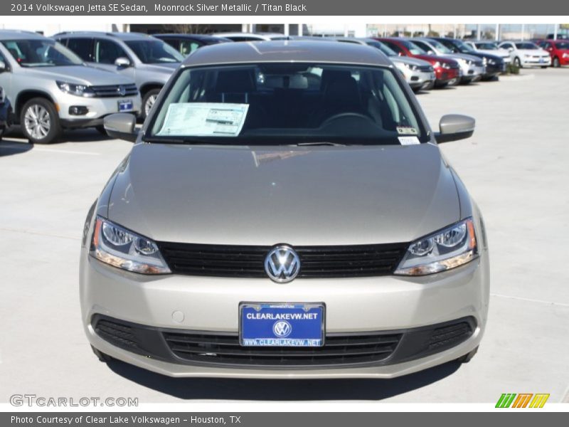 Moonrock Silver Metallic / Titan Black 2014 Volkswagen Jetta SE Sedan