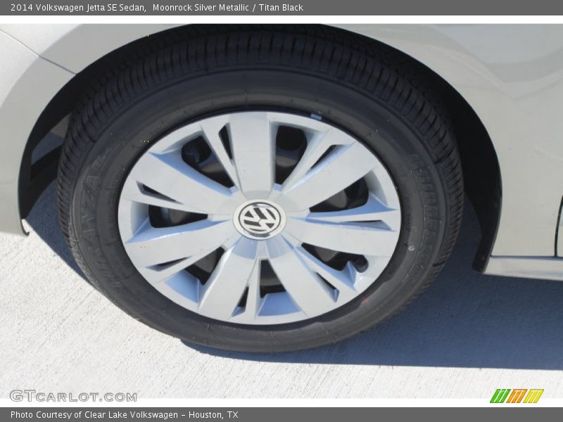 Moonrock Silver Metallic / Titan Black 2014 Volkswagen Jetta SE Sedan