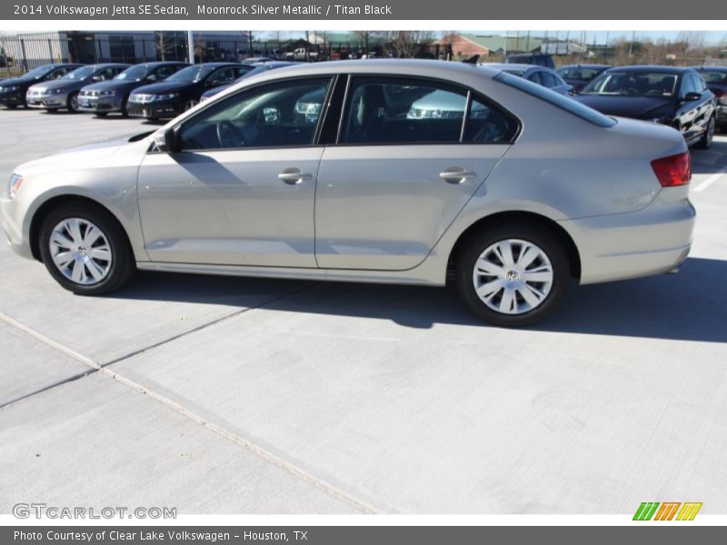 Moonrock Silver Metallic / Titan Black 2014 Volkswagen Jetta SE Sedan