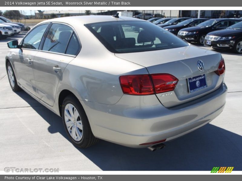 Moonrock Silver Metallic / Titan Black 2014 Volkswagen Jetta SE Sedan