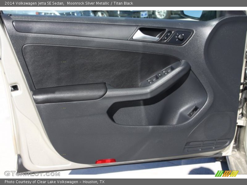 Moonrock Silver Metallic / Titan Black 2014 Volkswagen Jetta SE Sedan