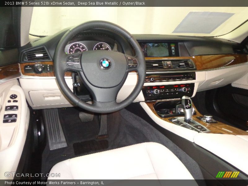 Deep Sea Blue Metallic / Oyster/Black 2013 BMW 5 Series 528i xDrive Sedan