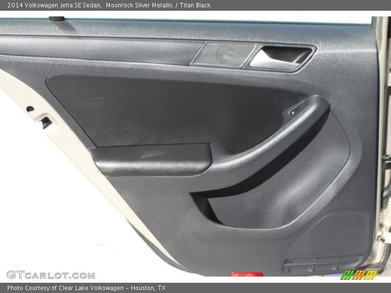 Moonrock Silver Metallic / Titan Black 2014 Volkswagen Jetta SE Sedan