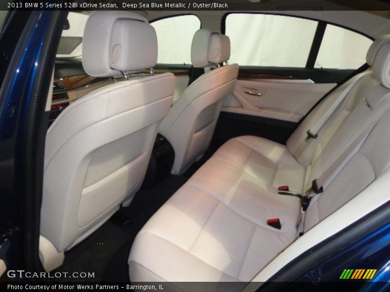 Deep Sea Blue Metallic / Oyster/Black 2013 BMW 5 Series 528i xDrive Sedan