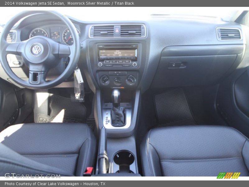Moonrock Silver Metallic / Titan Black 2014 Volkswagen Jetta SE Sedan