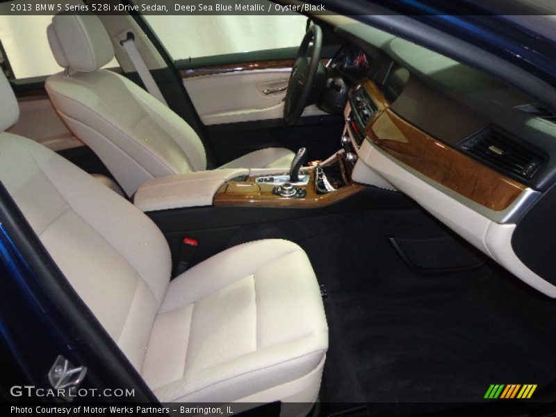 Deep Sea Blue Metallic / Oyster/Black 2013 BMW 5 Series 528i xDrive Sedan