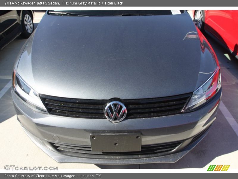 Platinum Gray Metallic / Titan Black 2014 Volkswagen Jetta S Sedan