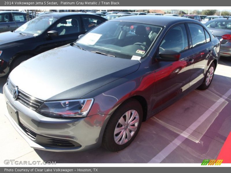 Platinum Gray Metallic / Titan Black 2014 Volkswagen Jetta S Sedan