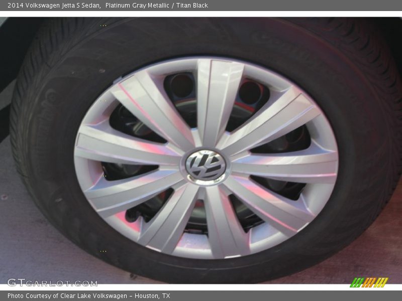 Platinum Gray Metallic / Titan Black 2014 Volkswagen Jetta S Sedan