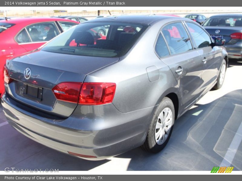 Platinum Gray Metallic / Titan Black 2014 Volkswagen Jetta S Sedan
