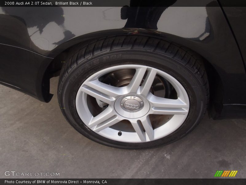 Brilliant Black / Black 2008 Audi A4 2.0T Sedan