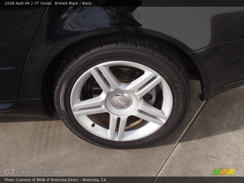 Brilliant Black / Black 2008 Audi A4 2.0T Sedan