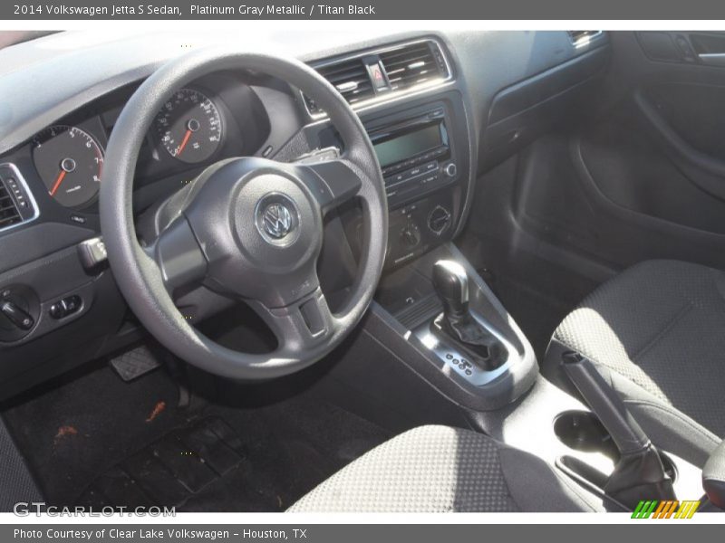 Platinum Gray Metallic / Titan Black 2014 Volkswagen Jetta S Sedan
