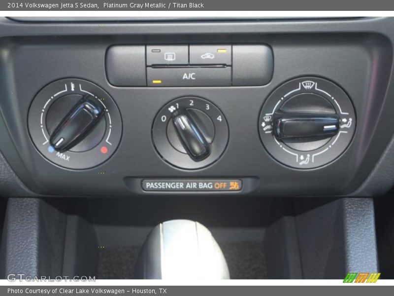 Platinum Gray Metallic / Titan Black 2014 Volkswagen Jetta S Sedan