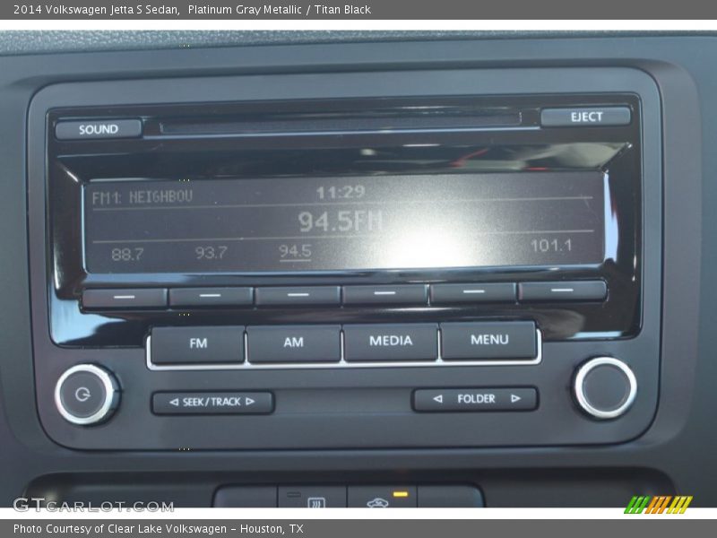 Platinum Gray Metallic / Titan Black 2014 Volkswagen Jetta S Sedan