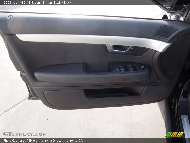 Brilliant Black / Black 2008 Audi A4 2.0T Sedan