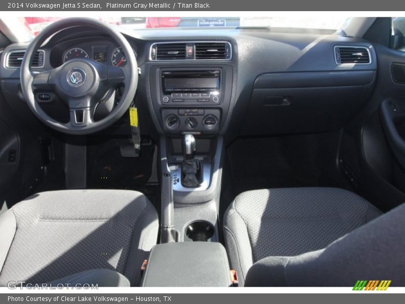Platinum Gray Metallic / Titan Black 2014 Volkswagen Jetta S Sedan