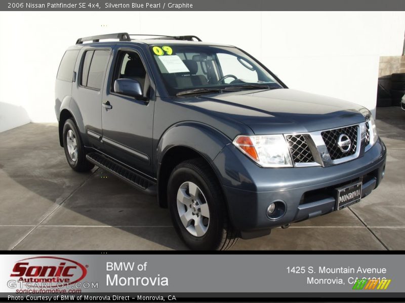 Silverton Blue Pearl / Graphite 2006 Nissan Pathfinder SE 4x4