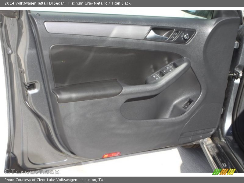 Platinum Gray Metallic / Titan Black 2014 Volkswagen Jetta TDI Sedan