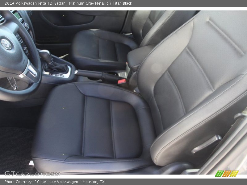 Platinum Gray Metallic / Titan Black 2014 Volkswagen Jetta TDI Sedan