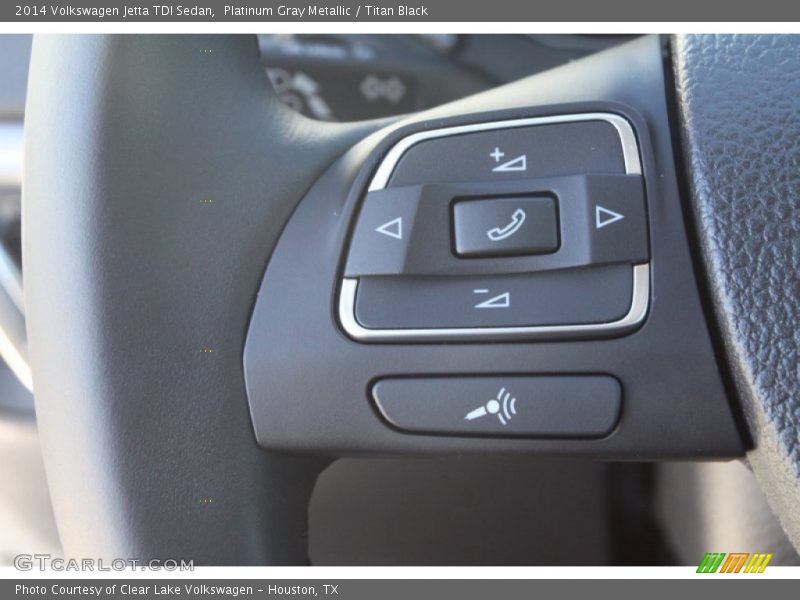 Platinum Gray Metallic / Titan Black 2014 Volkswagen Jetta TDI Sedan