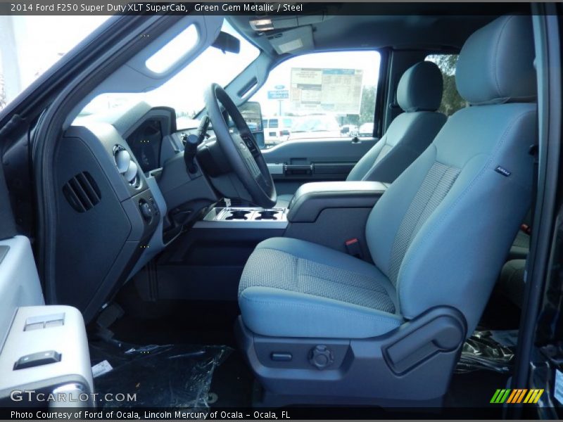  2014 F250 Super Duty XLT SuperCab Steel Interior