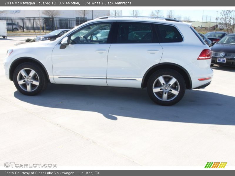 Pure White / Black Anthracite 2014 Volkswagen Touareg TDI Lux 4Motion
