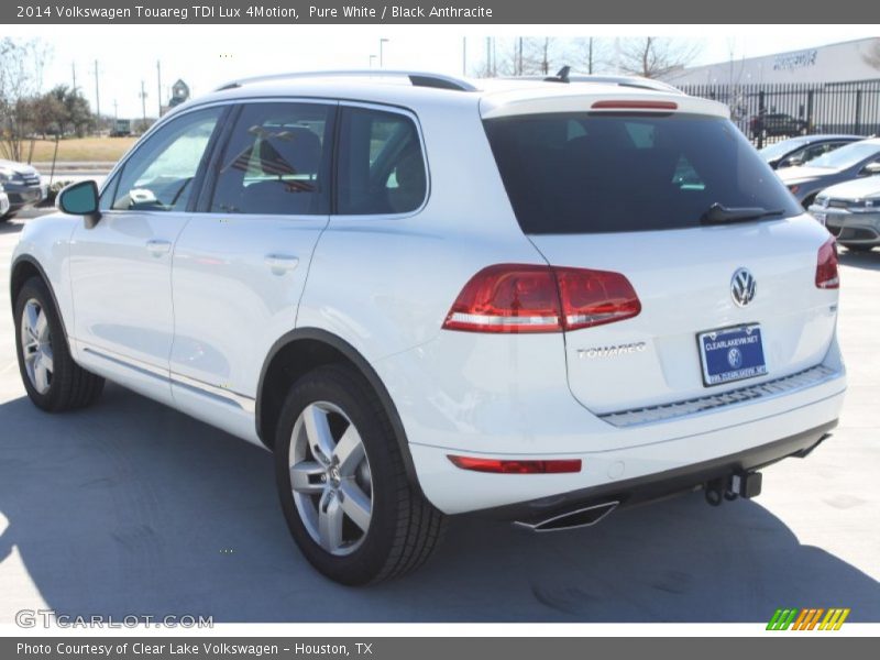 Pure White / Black Anthracite 2014 Volkswagen Touareg TDI Lux 4Motion