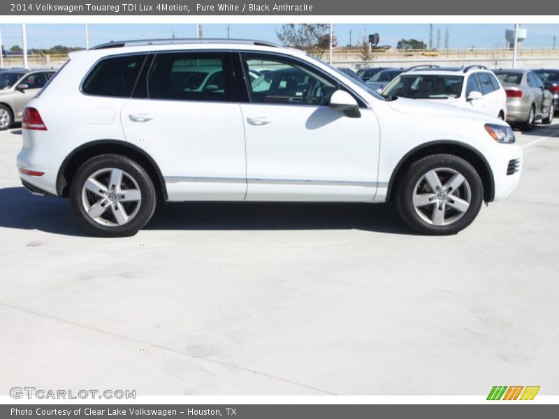 Pure White / Black Anthracite 2014 Volkswagen Touareg TDI Lux 4Motion