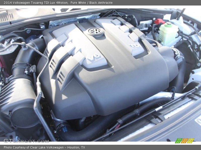 Pure White / Black Anthracite 2014 Volkswagen Touareg TDI Lux 4Motion