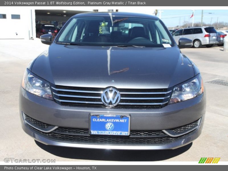 Platinum Gray Metallic / Titan Black 2014 Volkswagen Passat 1.8T Wolfsburg Edition