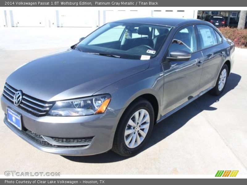 Platinum Gray Metallic / Titan Black 2014 Volkswagen Passat 1.8T Wolfsburg Edition