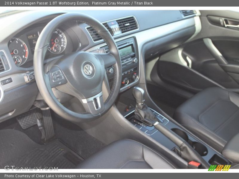 Platinum Gray Metallic / Titan Black 2014 Volkswagen Passat 1.8T Wolfsburg Edition